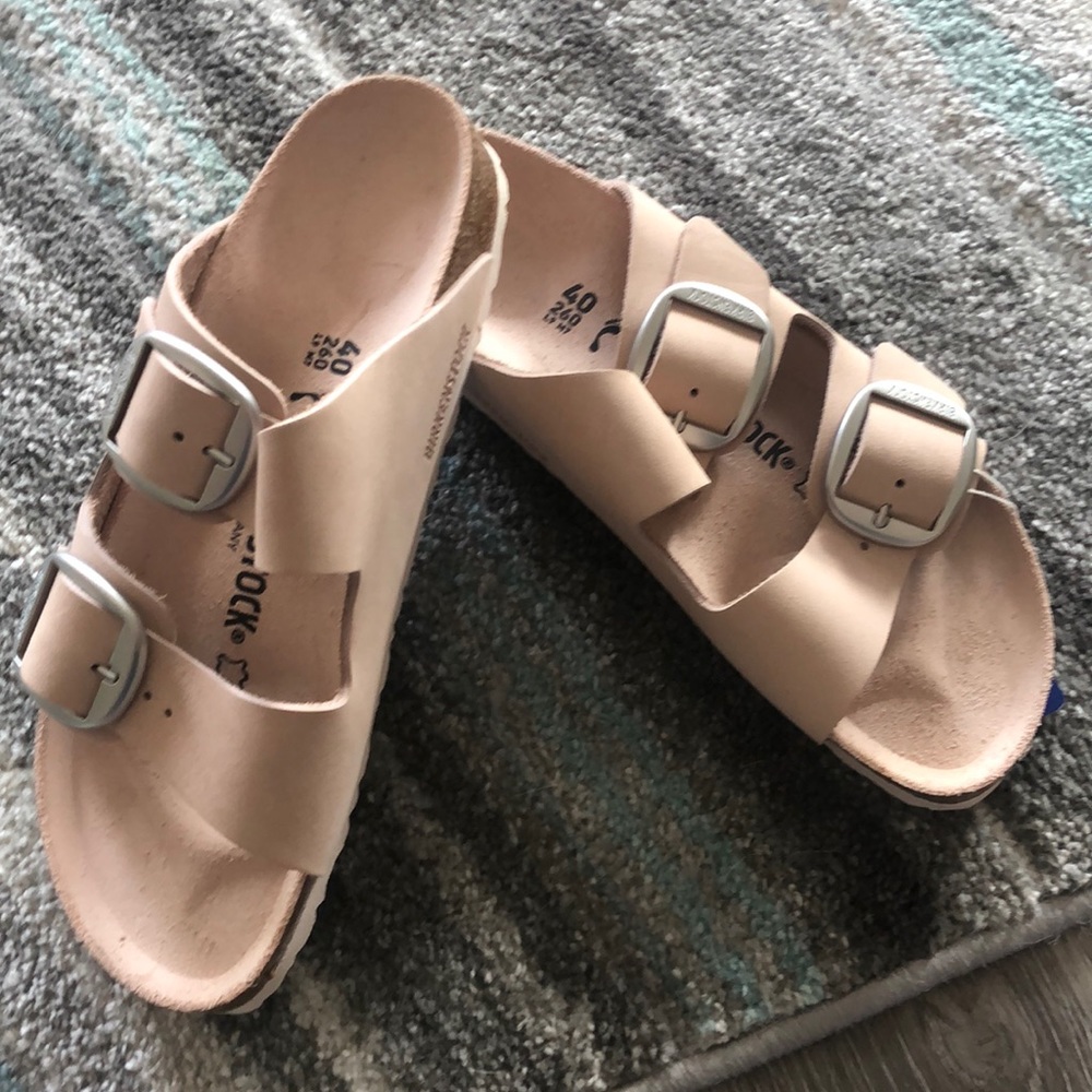 Arizona Big Buckle light rose Birkenstocks